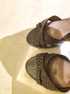 Marks &amp; Spencer Stylish Dotted Ankle Strap Heels