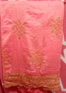pink saree