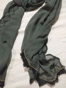 Elegant Beaded Scarf