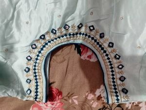 Sky blue Salwar suit