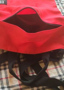 Bright Red Tote Bag
