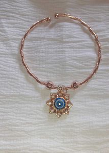 Rose Gold Evil Eye Bracelet
