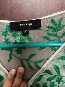 Designer Green Dress