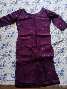 Elegant Purple Kurta