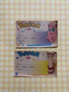 Old gen Pokemon Name Slips Set(8)