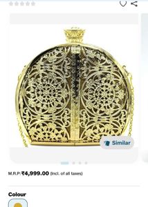 Metal Clutch Bag For Women 👛