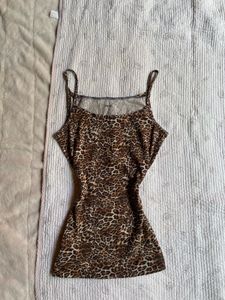 Leopard Print Camisole Top