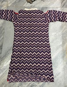 Chevron Print Kurta