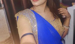 beautifull blue saree