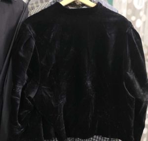 Vintage Black Velvet Blazer