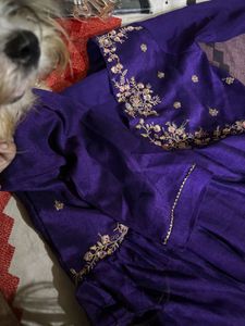 Elegant Embroidered Ethnic Gown