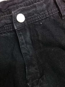 ZARA Black Denim Cargo Capri Pants