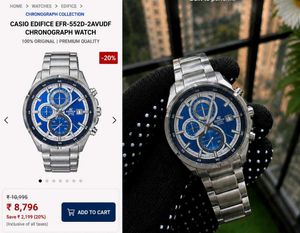 Casio Edifice Men's Chronograph Watch