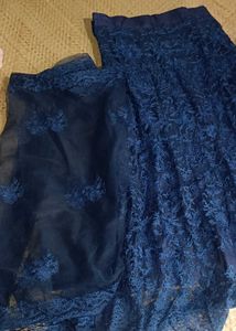 Stunning Navy Blue Lehenga Choli
