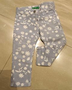 United colors of Benetton Floral Print Jeans
