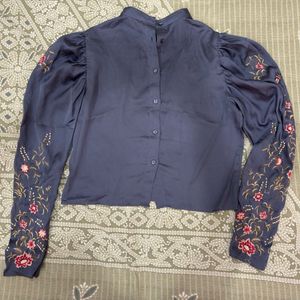 Floral Embroidered Top