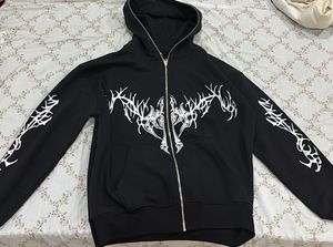 Gothic Zip-Up Hoodie