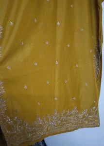 Embroidered Mustard salwaar set