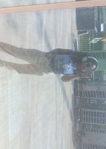 Cream Cargo Pants
