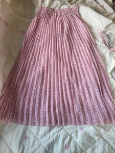 Pleated Pink Skirt