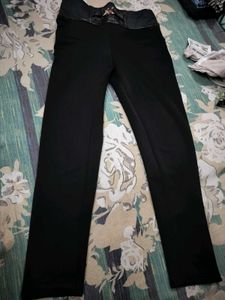 Black High-Waisted Pants