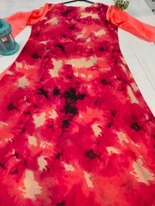 Coral &amp; Pink Dress