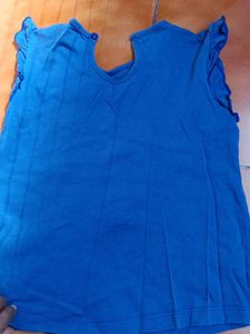 Cute Girl's Blue Top