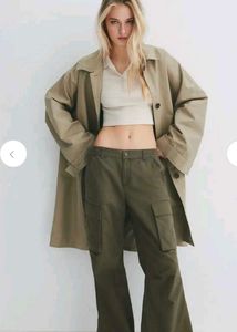 H&amp;M Canvas Cargo Trousers