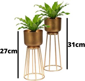 New Planters for Living Room Set of 2 With Stand