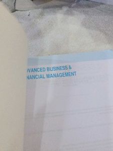 Advanced Business &amp; Financial Management Book