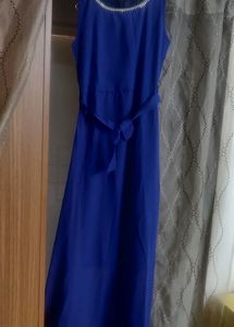 Navy Blue Long Gown