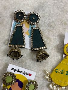 Boho Statement Earrings 4 pics combo