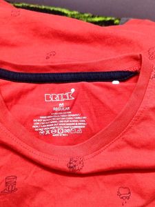 Red Printed T-Shirt