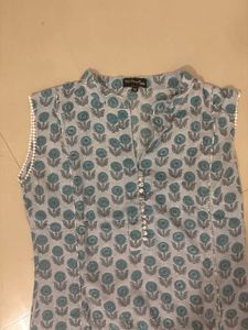 Floral Print Kurta