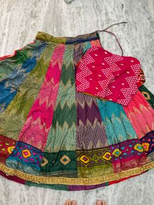 Vibrant Patchwork Lehenga Choli Set
