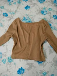 Basic Long Sleeve V-Neck Top