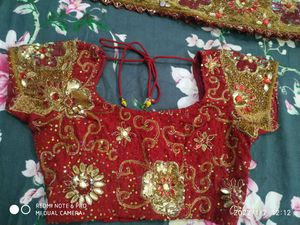 beautiful bridal red colour lehnga