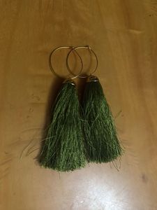 Tassel Hoop Earrings
