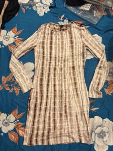 Tie-Dye Long Sleeve Mini Dress