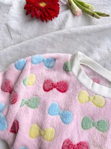 Cute Pink Bow Sweater