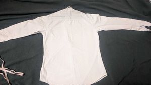 🖤🤍Men's White Dotted Button-Down Shirt