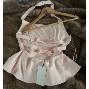 white &amp; pink top combo