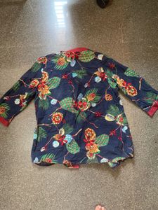 Floral Print outlayering piece