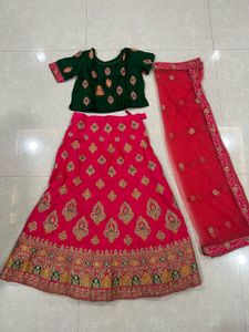 Embroidered Lehenga Choli Set