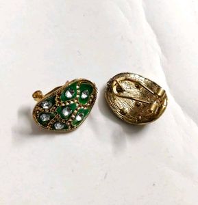 Vintage Green Earrings