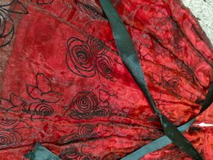 party frock red