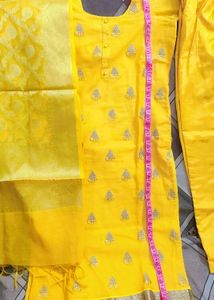 Beautiful Yellow Kurta Pent Set