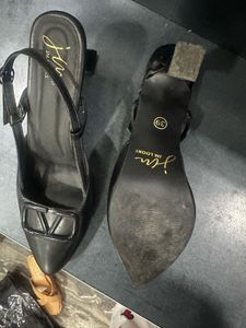 black heels