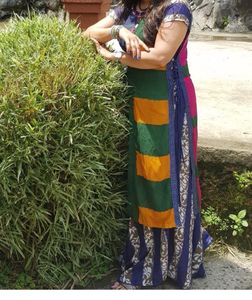 Colorful Patchwork Dress