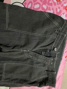 Stylish Grey Cargo Jeans